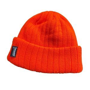 Neon orange Winter￼ Thinsulate beanie hat 40g
